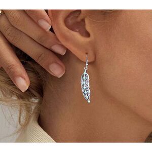 Feather Style Earrings